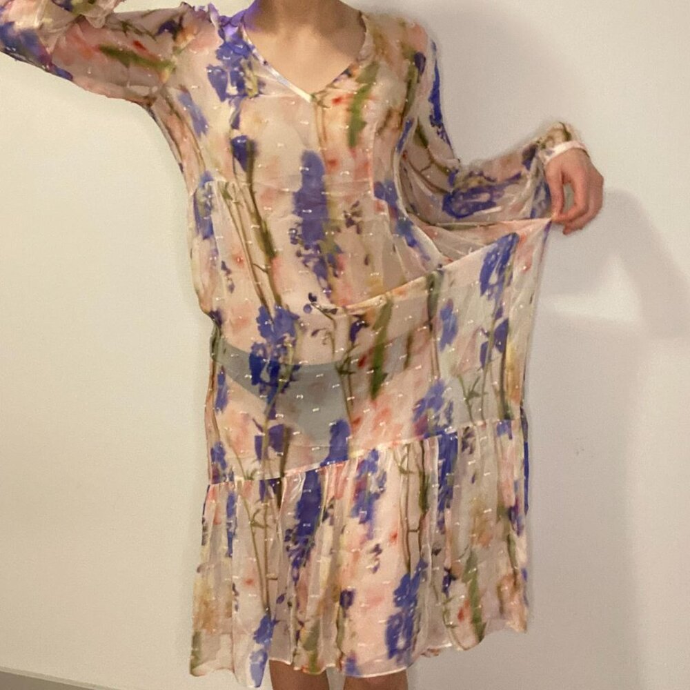 NWT Club Monaco sheer fairy dress